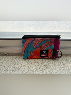 CHUMS Colorful Zip Wallet Key Pouch - Multicolor
